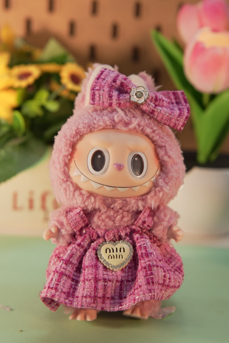Labubu 17cm Plush Doll's Clothes Set