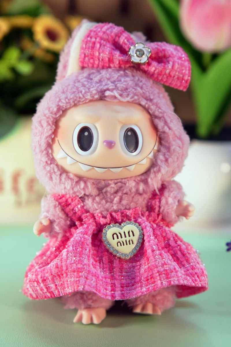 Labubu 17cm Plush Doll's Clothes Set